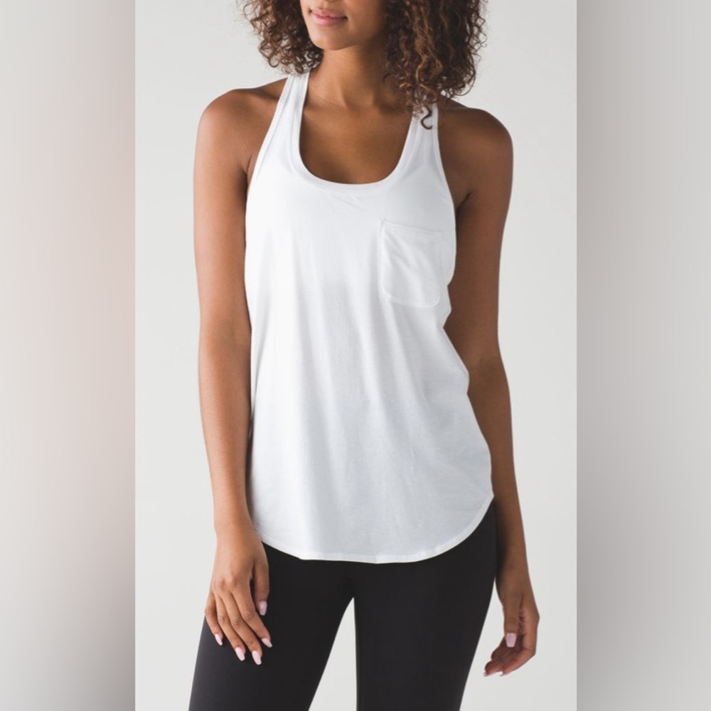 Lululemon Yogi Racer Back III
White